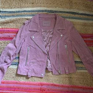 BLANK NYC Suede Moto Jacket